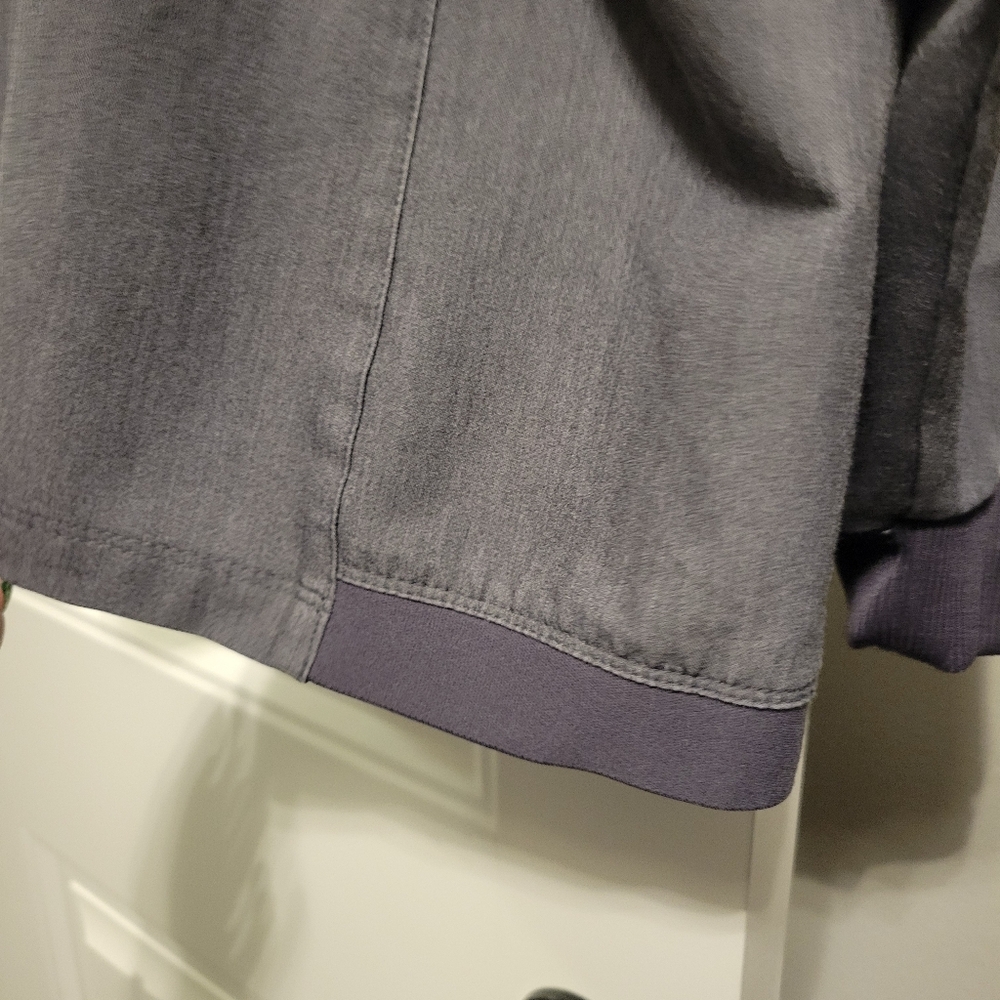 Gray Scrub Jacket 3X - Picture 9 of 10